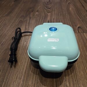 Dash Waffle Stick Maker Table Top Small Kitchen Appliances Aqua Blue Kids NEW